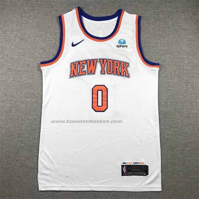 Maglia New York Knicks Donte Divincenzo #0 Association Bianco